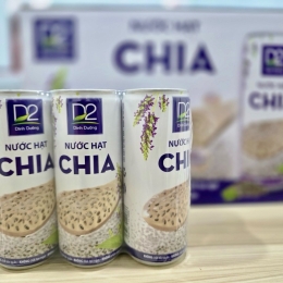 Nước Hạt Chia D2 (Lốc 6 lon)